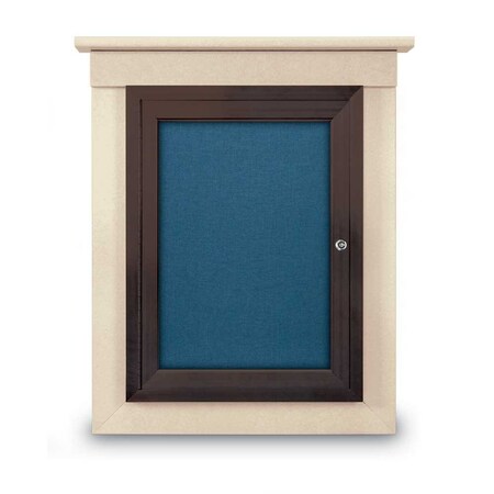 United Visual Products Sliding Glass Enclosed Letterboard, 48"x3, UV9005ACS-BLACK-GREY UV9005ACS-BLACK-GREY